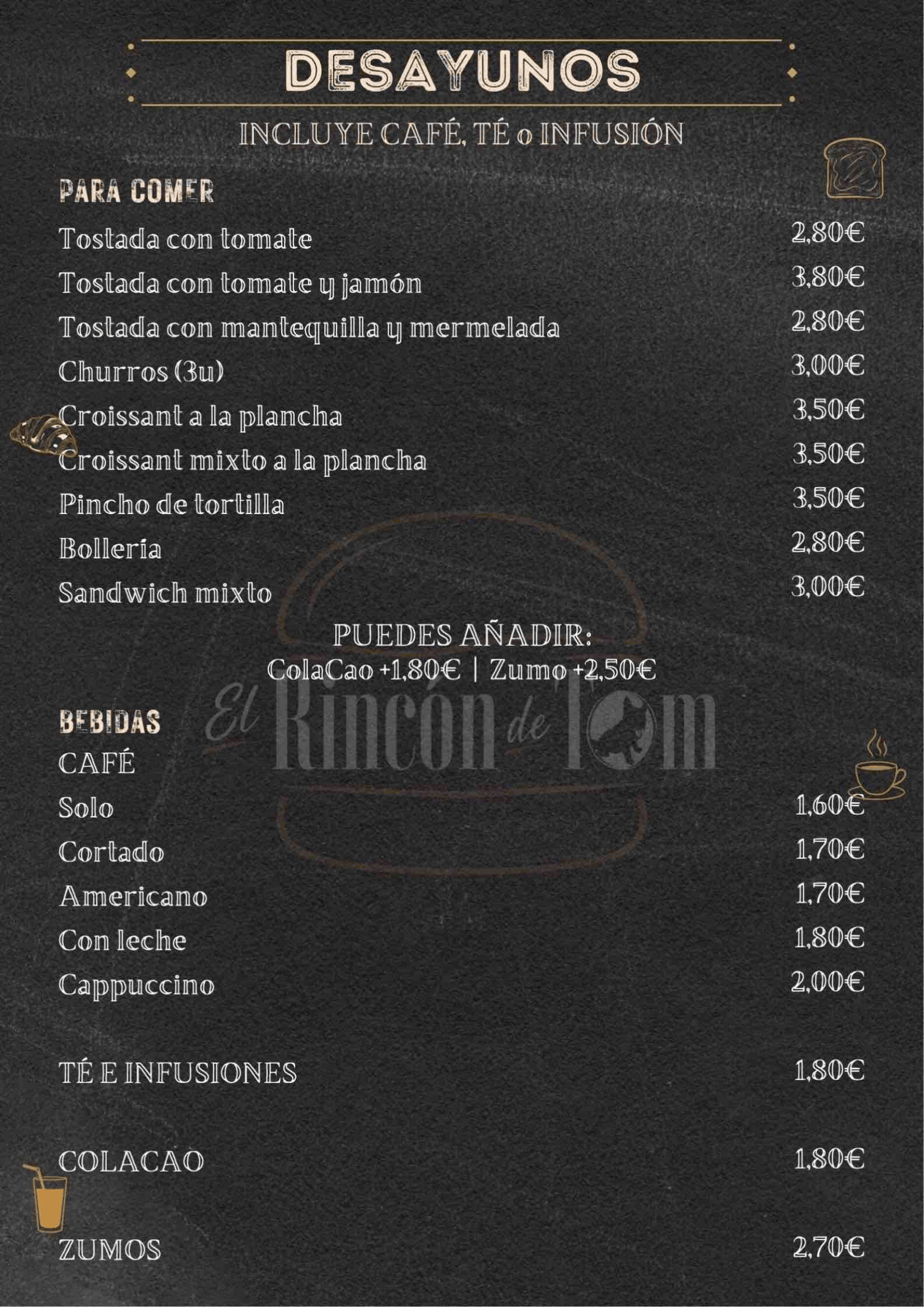 Menú